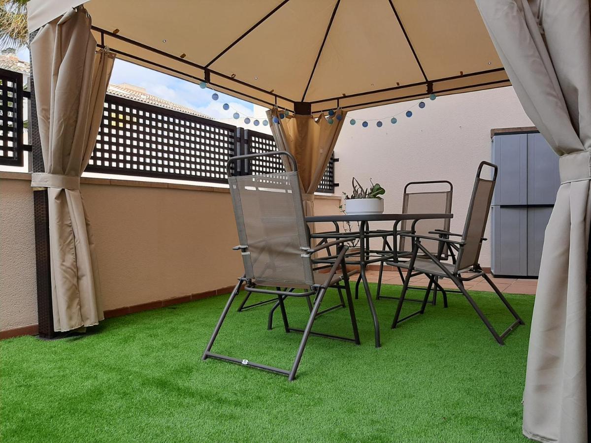 Apartamento Gran terraza con piscina Sant Jaume d'Enveja Exterior foto