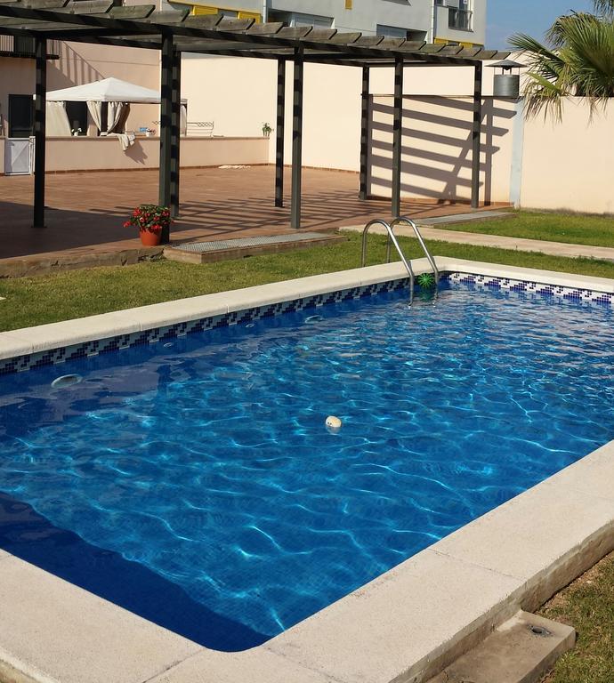 Apartamento Gran terraza con piscina Sant Jaume d'Enveja Habitación foto
